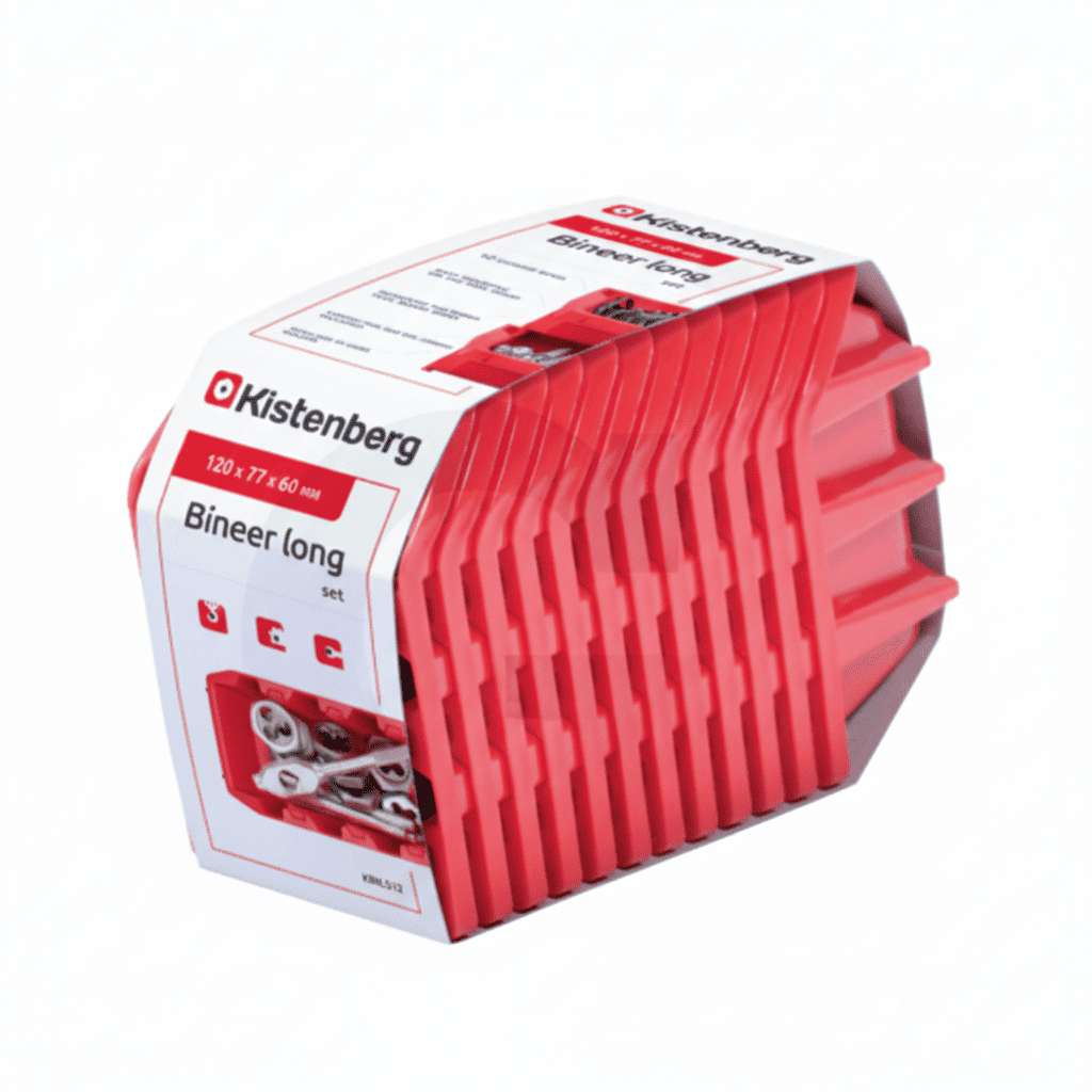 Kistenberg Cajas apilables 120x77x60mm 12 uds.