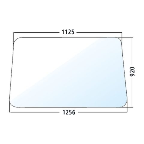 Luna delantera para Belarus MTS 80, 82, 900, 920, transparente (80-6700011-01)