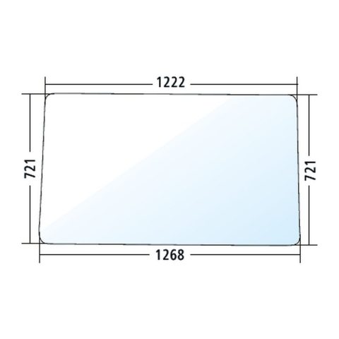 Luna delantera para Fiat F 100, 110, 115, 120, transparente (5158493)
