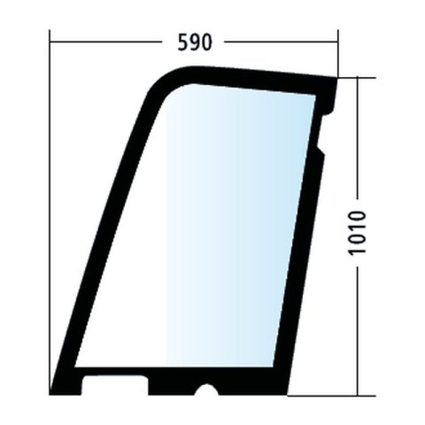 Luna superior rebajada de la puerta para Kubota KX016-4, KX014-4, KX015-4, KX018-4, verde (RG158-46930)