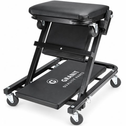 GRANIT BLACK EDITION Camilla y taburete 2en1