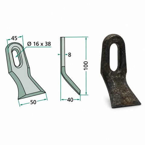 GRANIT Cuchilla curvada
