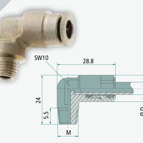 GRANIT Conector acodado